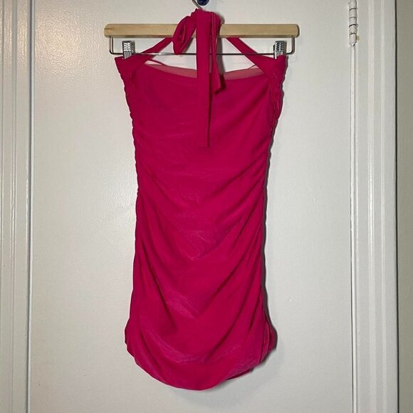 Shan Pink Halter Tankini Top size 8 - Picture 3 of 4